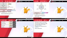 Ultra Shiny 6IV Auswahl 250 Dex #001-808 Level 5 Pokemon Schwert/Schild Home