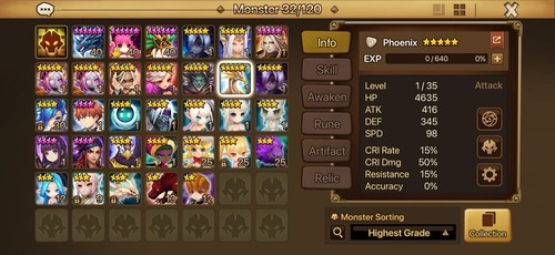 Summoners war starter ld5 - war,