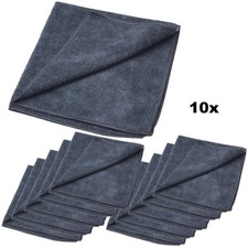 10X Poliertuch Auto Randlos Mikrofasertuch 40x40cm Trockentuch Microfaser 290GSM