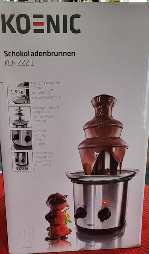 Schokobrunnen von koenig - schokobrunnen,