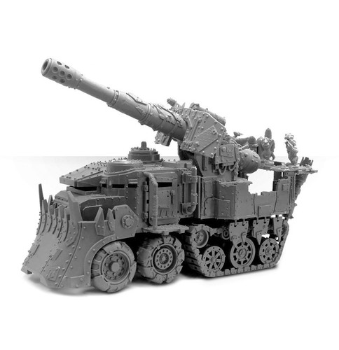 Ork battlewagon with supa - ork,