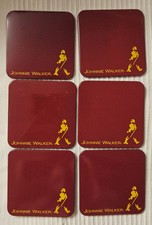 Johnnie Walker Whisky Untersetzer Set 6 Stück Meall-kork Fan Sammler