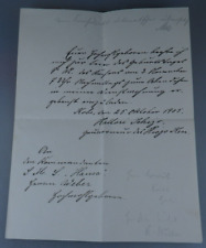 Autograph Hattori Ichizō an Eugen Weber Komandant S.M.S. Hansa 1905 (109421)