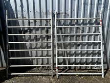 2 Layher Standleiter 150/8 Gerüst Fahrgerüst Rollgerüst UNI Breit Alugerüst #D2