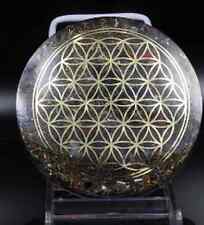 Orpanit® Orgonit Orgon Energie Untersetzer Edelsteine Blume des Lebens