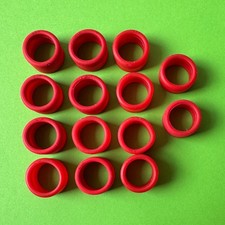 NSR #5260 - Rear Tyres Slick - RTR RED - 17,5x10,5 - 14 Stück - GEBRAUCHT