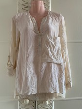 Zara 100% Seide Bluse XS 34 S