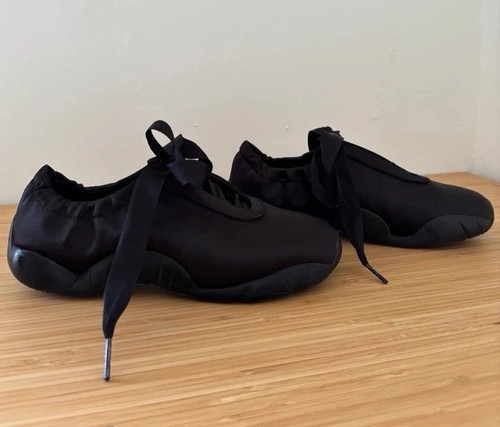 Schwarze ballerina sneaker von - schwarze,
