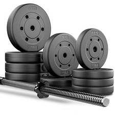 Langhantel set hantelset - 66, kg