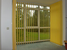 Vertikaljalousie  B 105 cm | H 237 cm Stoff gelb Lamellenvorhang Jalousie