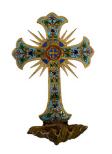 Vintage altes Dekokreuz mit