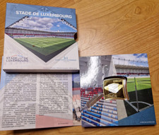 2,5 Euro Luxemburg Stade de Luxembourg Fussballstadion 2022 Nordisch Gold Silber