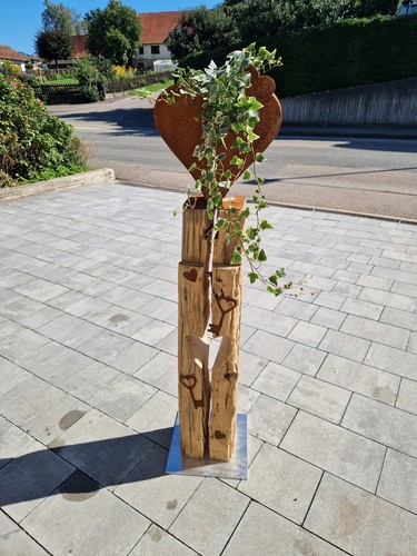 Holzbalken,Altholz,Windlicht