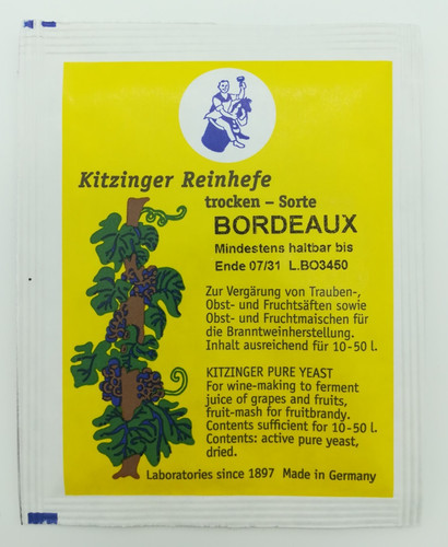 Kitzinger weinhefe trockenhefe - weinhefe,