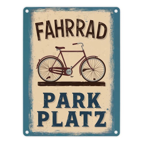Vintage fahrrad parkplatz - vintage,