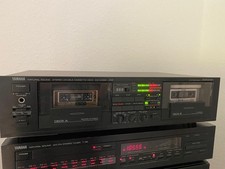 YAMAHA KX-W302 NATURAL SOUND STEREO DOUBLE CASSETTE DECK !! HIFI !! TOP !!