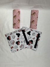 2x Gurtpolster Gurtschoner Auto Kindersitz Kinderwagen Handmade Buggy Maxi Cosy