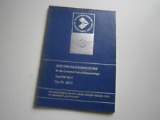 Zweiseiten Hydraulik Kippanhänger HW 80.11, HL 80.11, Bedienungsanweisung, 1975