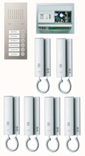 Ritto Türsprechanlage Sprechanlage Acero pur 6 Wohneinheiten Unterputz TwinBus