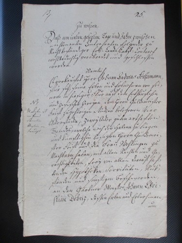 Alte handschrift - (z370),