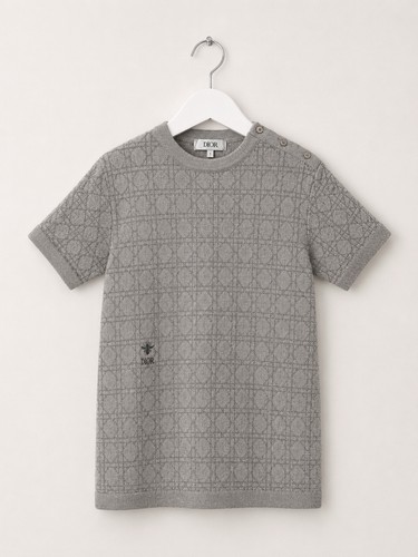 Baby dior kleid grau meliert - kleid,