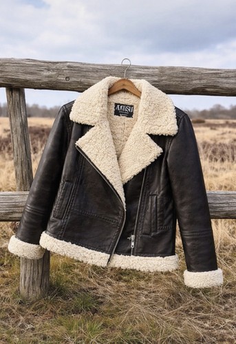 Leather jacket - leather,