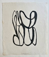 Raoul Hausmann, Holzschnitt, Nachlaßstempel, Griffelkunst, 1949/1983