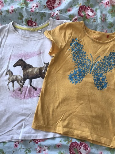 Shirt mädchen 122 pferd - t,