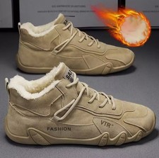 Herren Sneaker Warm Gefüttert Stiefel Schneeschuhe Winter Schuhe Stiefeletten