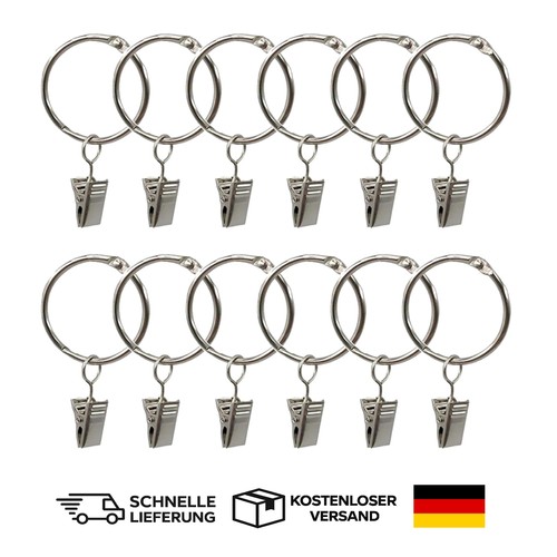 Vorhangringe clips mm - clips,