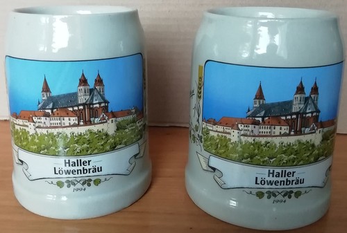 Haller löwenbräu bierkrug - haller,