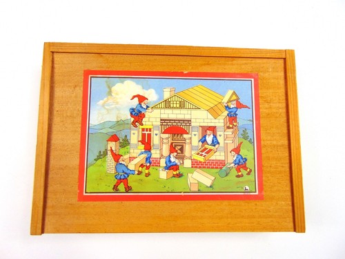 Vintage deutsche holzbausteine - deutsche,