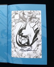 Neal Adams - Batman ORIGINAL ART Zeichnung BOOK SKETCH 2013