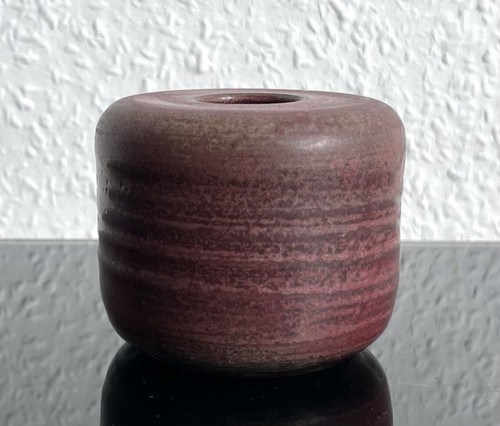 Vase rotbraun keramik - vase,