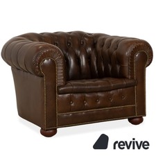 Chesterfield Leder Sessel