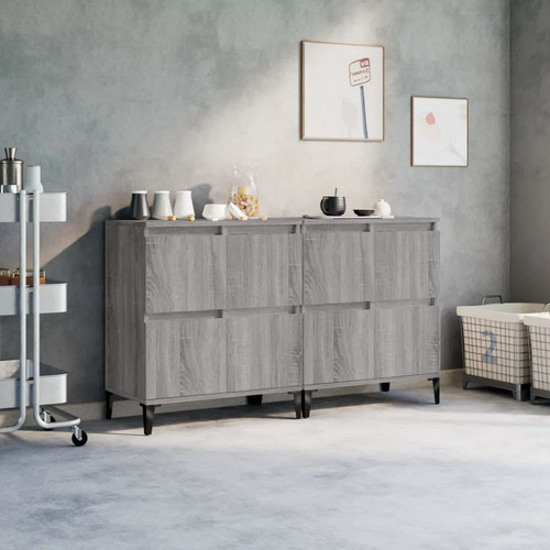 Sideboard 2er set - sideboard, grau