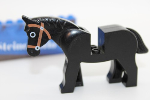 Lego pferd schwarz - lego, 1x