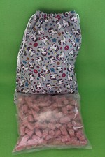 Einhornstoffbeutel mit Pferdeleckerli - Pferdebelohnung, 1 kg,