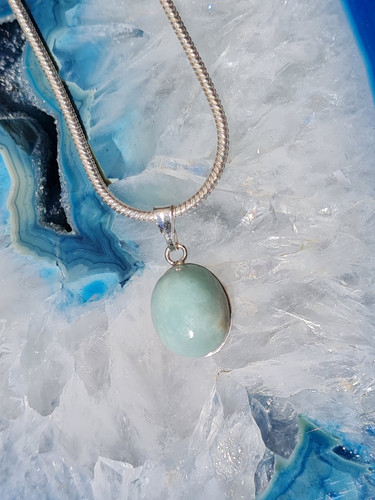 Larimar anhänger - anhänger, +