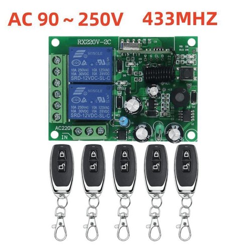 433 mhz empfänger - 433, 220v