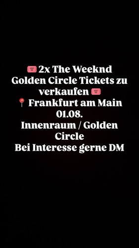 The weeknd tickets golden - the,