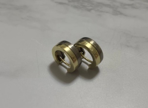 585 gold creolen bicolor - 585,