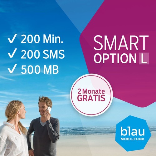 Blau prepaid sim karte - blau, sim-karte