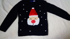 Kinder Pulli Sweat Strick Gr. 110/116--Weihnachten--sammeln