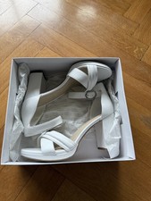 Brautschuhe 5th Avenue, Echtleder, weiß Gr. 39, ungetragen