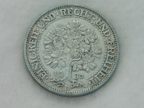 Weimar reichsmark 1932 d - -, 5