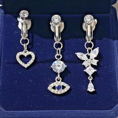 Zirkonia fake piercing clip - zirkonia,