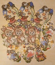 11 x Oster Fensterbilder Osterhase, Kücken , Ostereier 15,5 - 32 cm