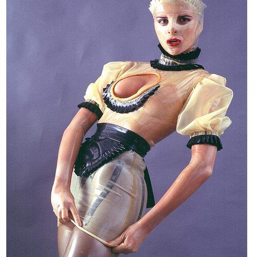 Latex rubber gummi short - latex,