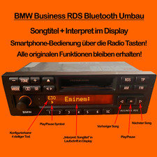 BMW Business RDS Bluetooth Umbau (Songtitel + Interpret im Display)
